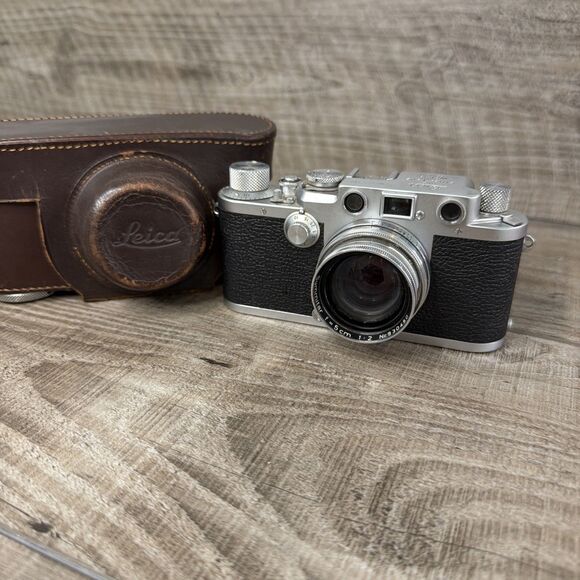 LEICA DRP CAMERA Ernst Leitz GmbH Wetzlar Germany Summicron f=5cm 1:2 Lens VTG